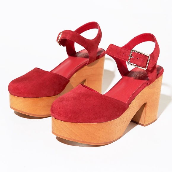 Charlotte Stone Shoes - Charlotte Stone Sal Clogs In Chili Red 7 NIB/NWT